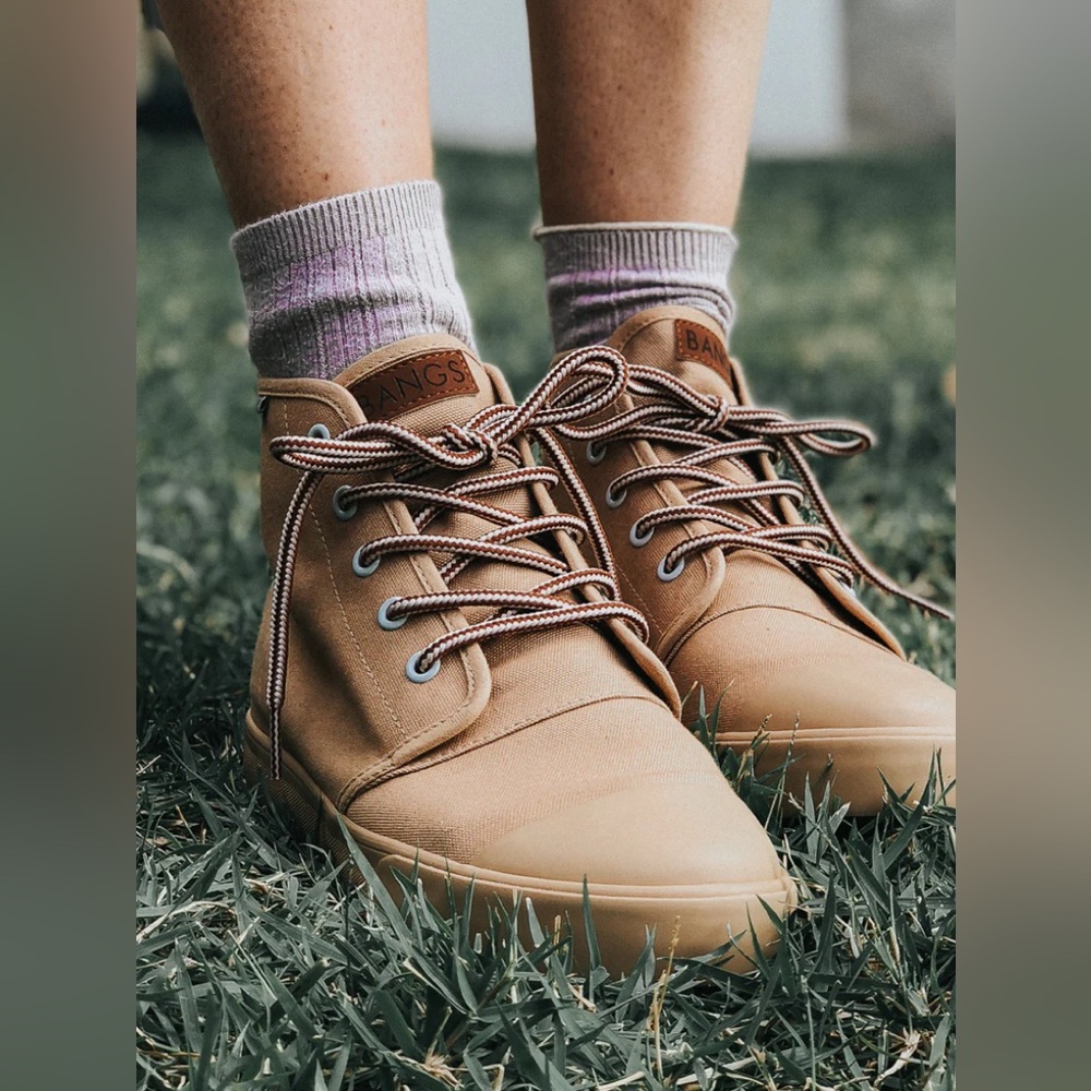Bangs Zion sand high top sneaker